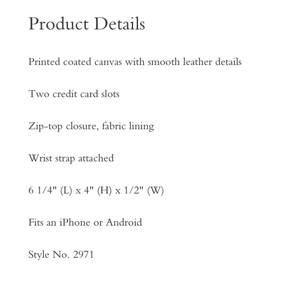 Coach Butterfly Print Corner Zip Wristlet - Picture 3 of 3